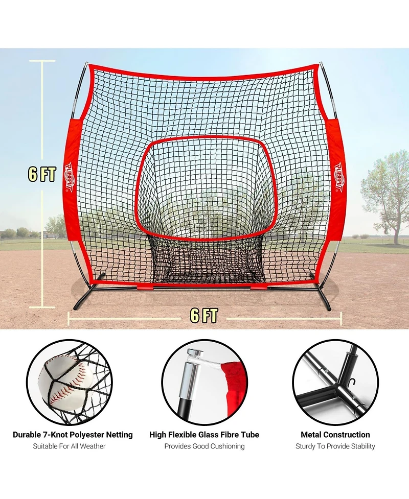 Aoligeijs 6ft Baseball Field Training Equipment