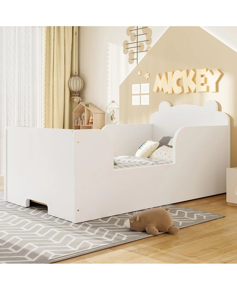 Streamdale Furniture Bear Floor Bed Frame for Toddlers (Ages 3-6)