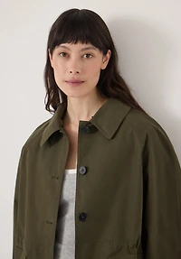 Hush Women's Leopard Collar Barn Jacket
