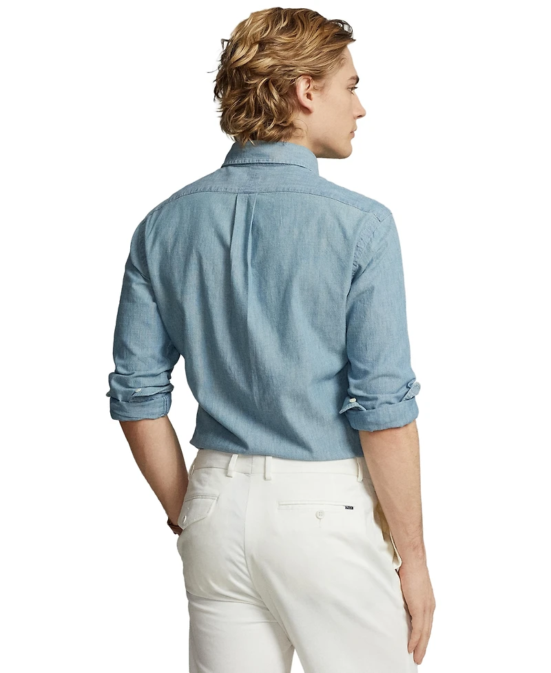 Polo Ralph Lauren Men's Long Sleeve Classic-Fit Chambray Shirt