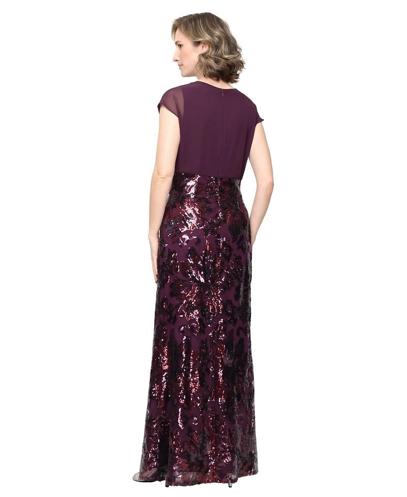 Sl Fashions Women V-Neck Dress