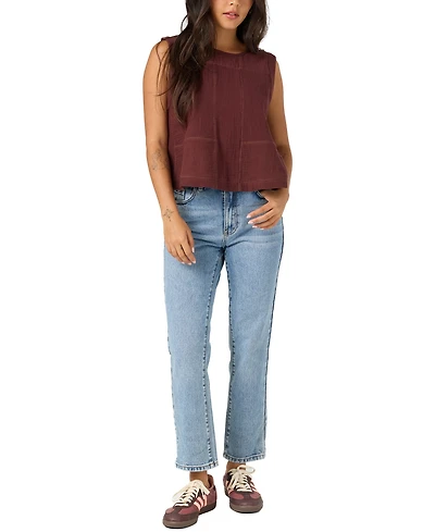 O'Neill Women's Tasia Double Gauze Cotton Tank Top
