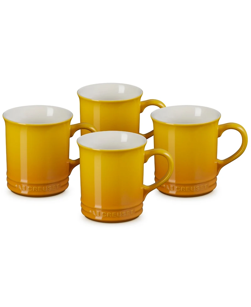 Le Creuset 14 oz. Stoneware Set of Four Coffee Mugs