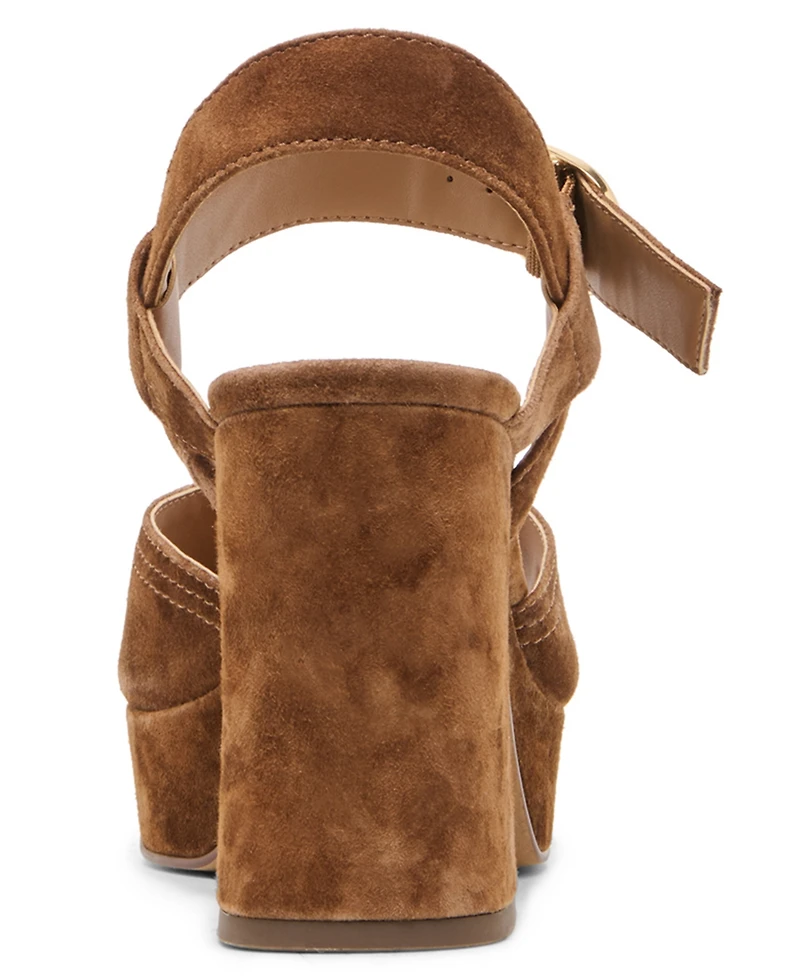 Dolce Vita Women's Fatima Two-Piece Platform Block Heel Dress Sandals