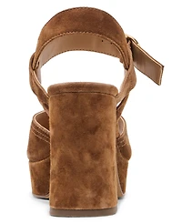 Dolce Vita Women's Fatima Two-Piece Platform Block Heel Dress Sandals