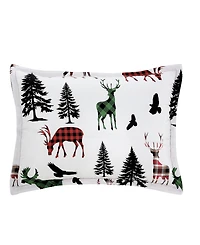 Macy's Winter Scene Deer Soft Hand Feel 3-Piece Comforter Set