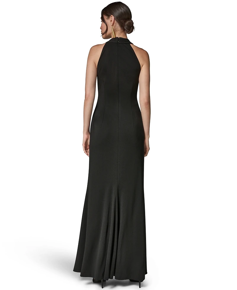 Donna Karan New York Women's Halter Neck Maxi Dress