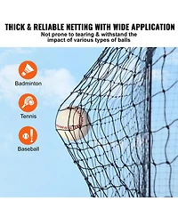 Vevor 35FT Softball Baseball Cage Netting Heavy Duty Pe Pitching Batting Net