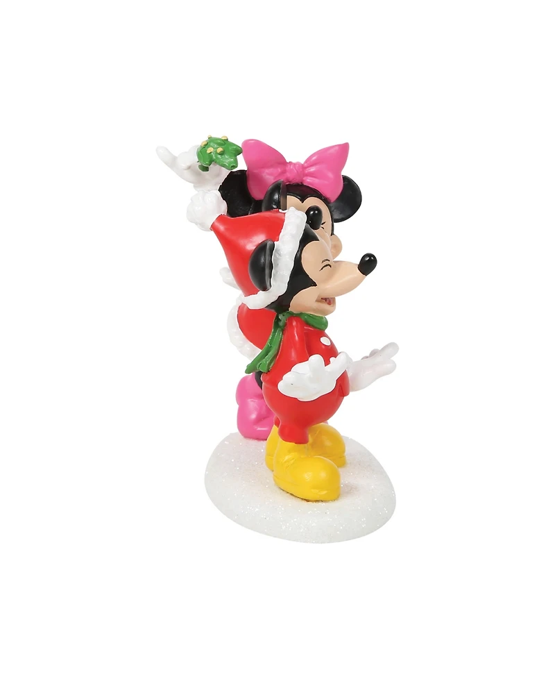 Department 56 Mickey's Christmas Village Mickey's Christmas Kiss