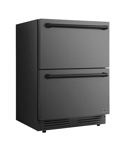 Newair 24 inch Refrigerator and Outdoor Freezer, Undercounter Refrigerator Freezer Convertible