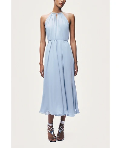 Nocturne Women's Embellished Halter Neck Midi Dress