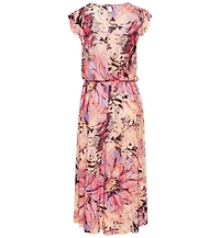 Lascana Women's A-Line Flutter Sleeve Romantic Dress