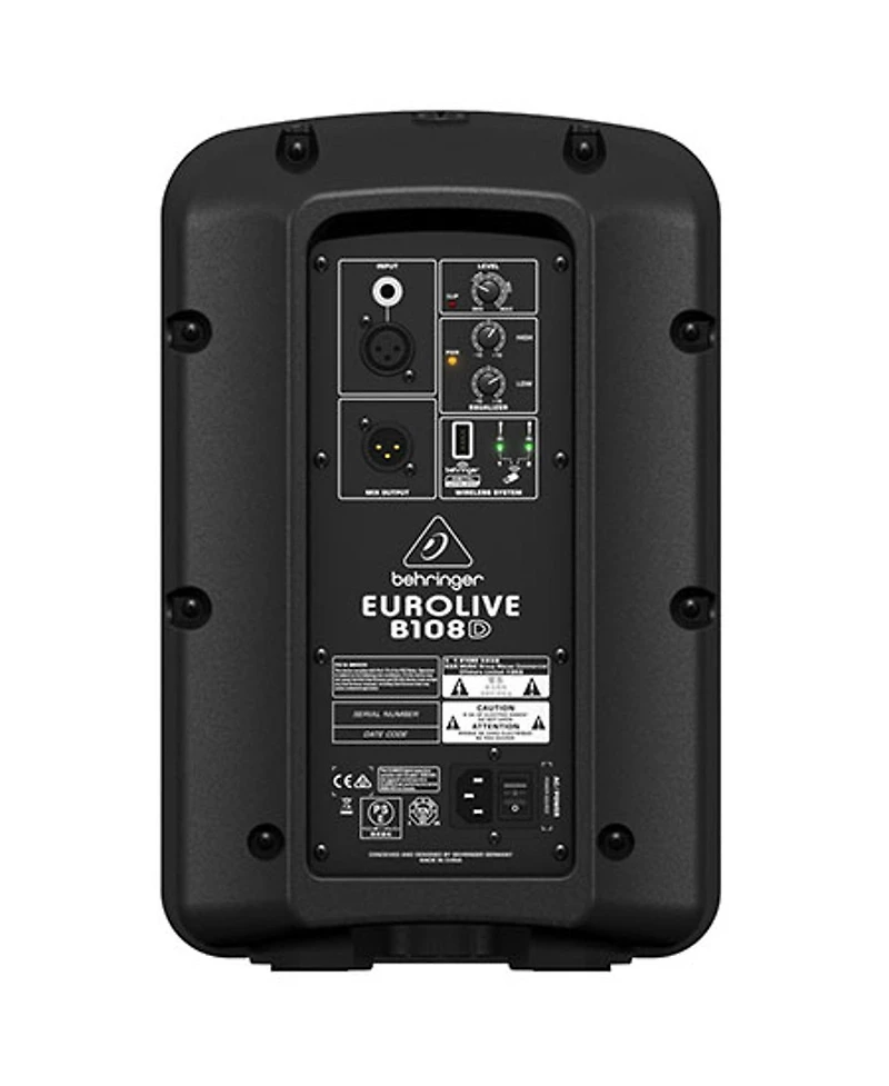 Behringer Eurolive B108D Wireless-Ready 300-Watt 8" Pa Speaker