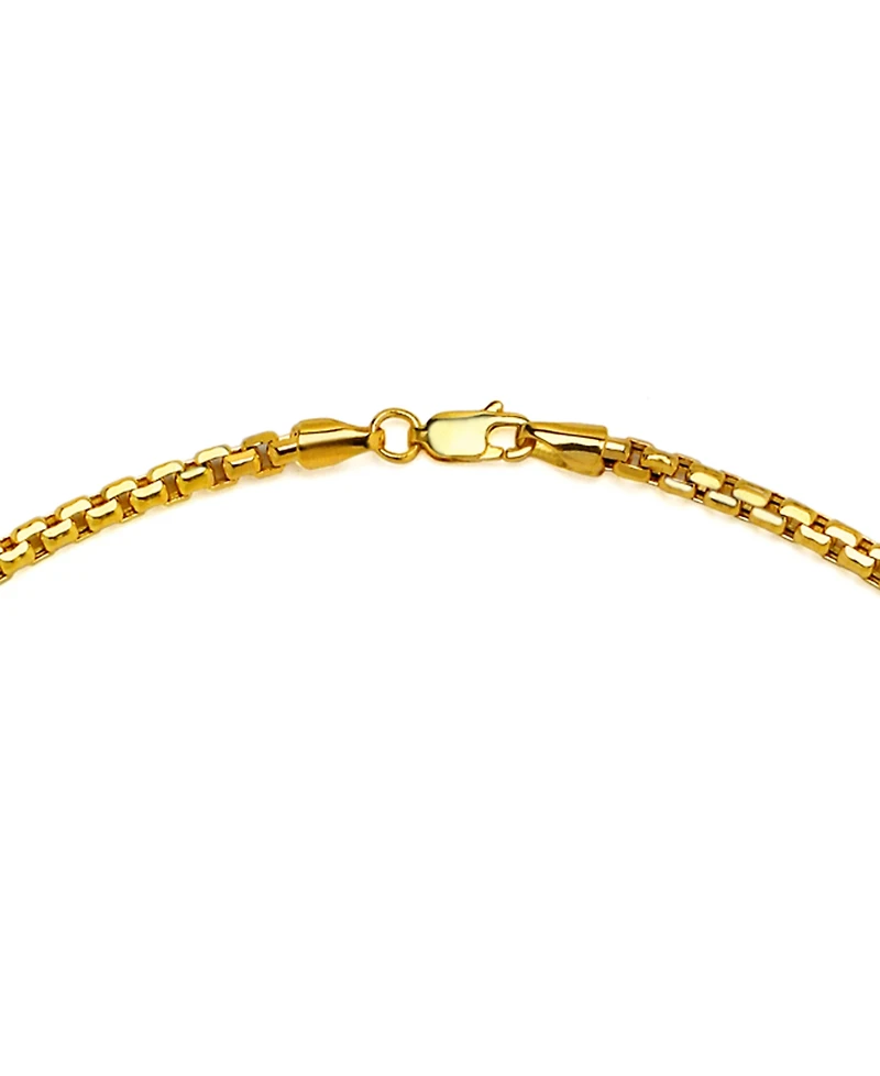 Macy's Diamond-Cut Box Chain 8" Bracelet in 10k Yellow Gold