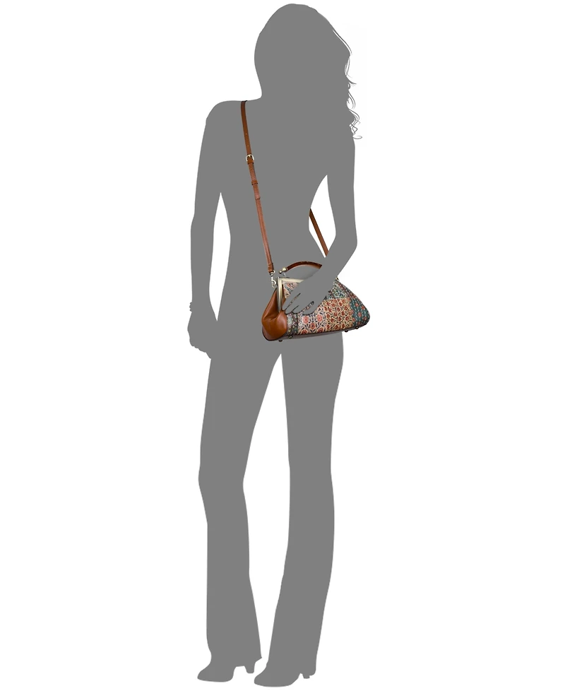 Patricia Nash Kelmscott Small Frame Satchel Handbag
