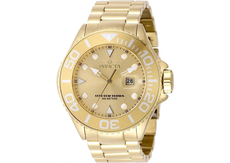 Invicta Men's 48613 Grand Diver Quartz 3 Hand Dial Watch
