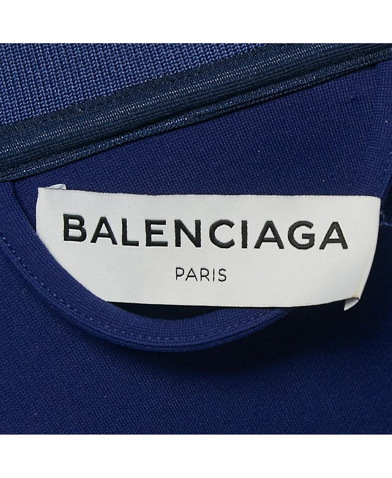 Pre-Owned Balenciaga Women's Jersey Asymmetric Bomber Jacket