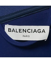 Pre-Owned Balenciaga Women's Jersey Asymmetric Bomber Jacket