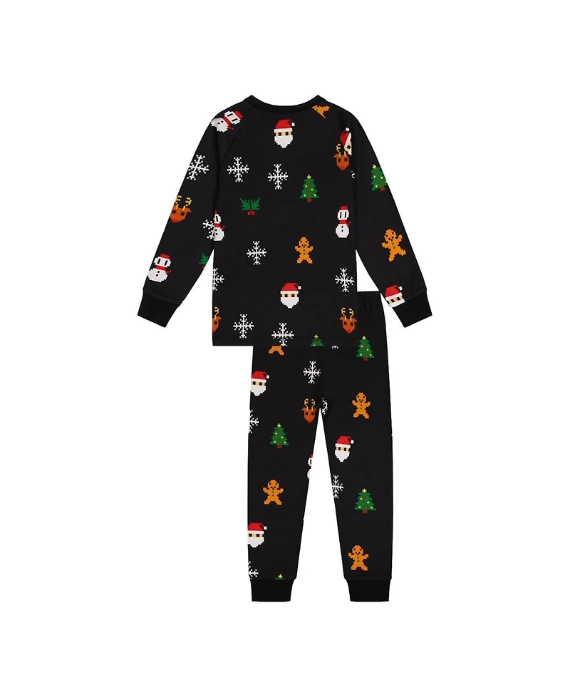 Deux par Little and Big Boy (6 - 12) Cotton Two-Piece Pajama Set
