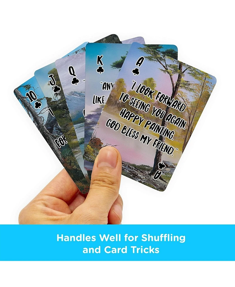 Bob Ross Quotes Multi-Image Playing Cards, Deck of 52