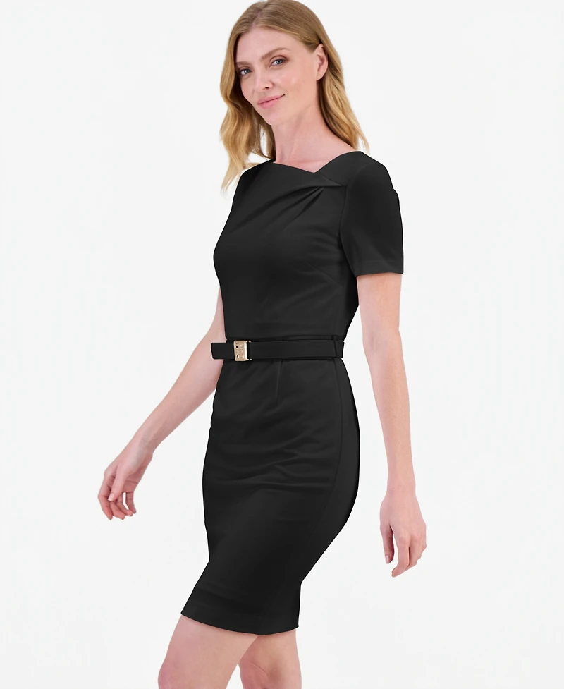 Anne Klein Women's Boat Neck Dress