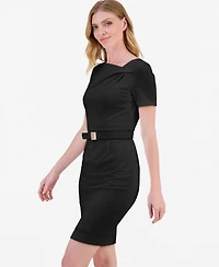 Anne Klein Women's Boat Neck Dress