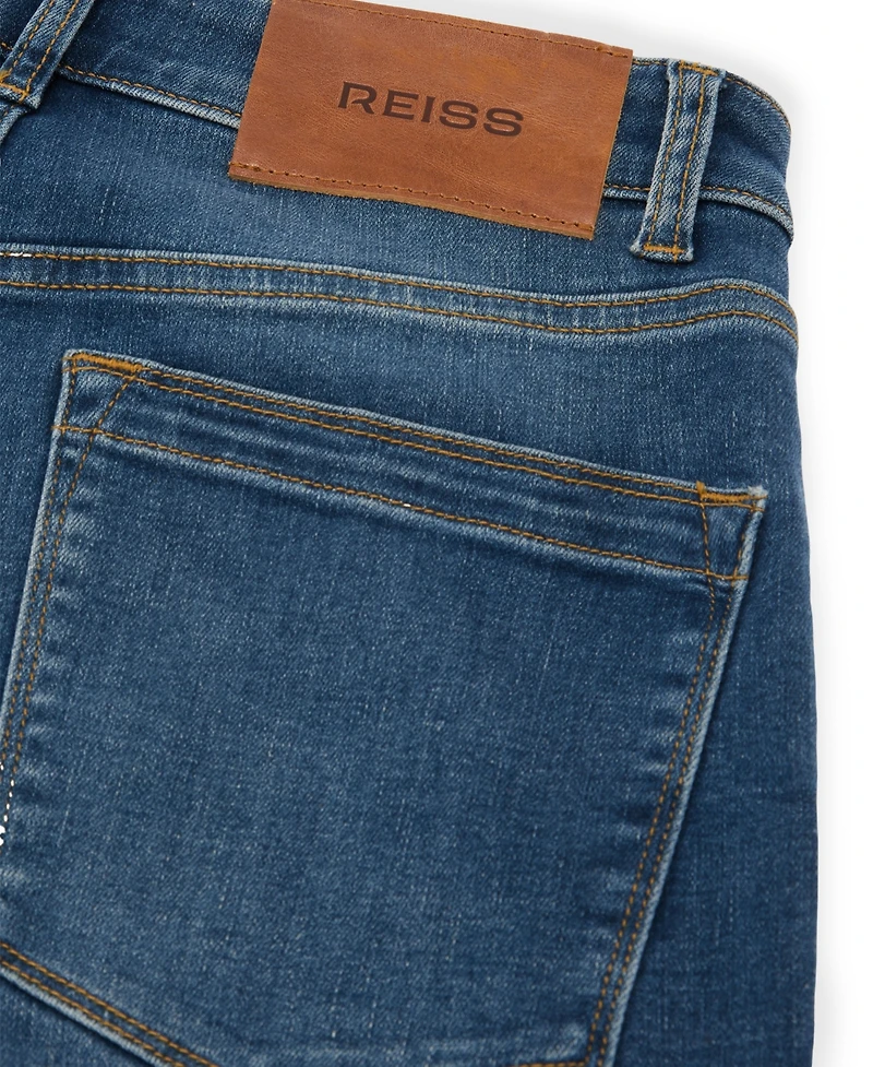 Reiss Petite Addie Wide-Leg Jeans