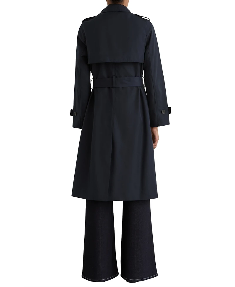 Reiss Women's Azura Hooded Insert Trench Coat
