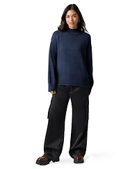 Florence By Mills Juniors' Mock Neck Long-Sleeve Sweater
