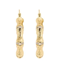 Macy's Gold-Plated Cubic Zirconia Hoop Earrings