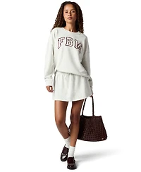 Florence By Mills Juniors' Crewneck Long-Sleeve Sweatshirt