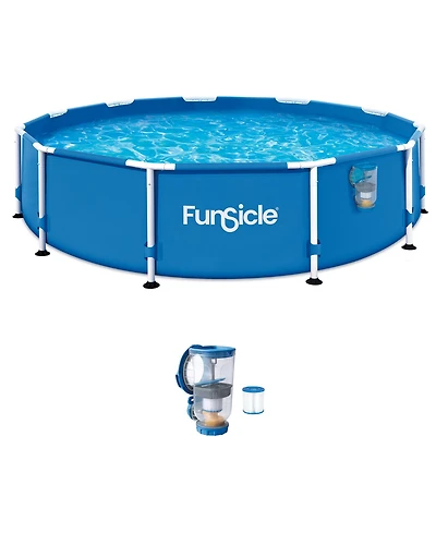 Funsicle 12' x 30" Outdoor Activity Round Frame Above Ground Swimming Pool Set