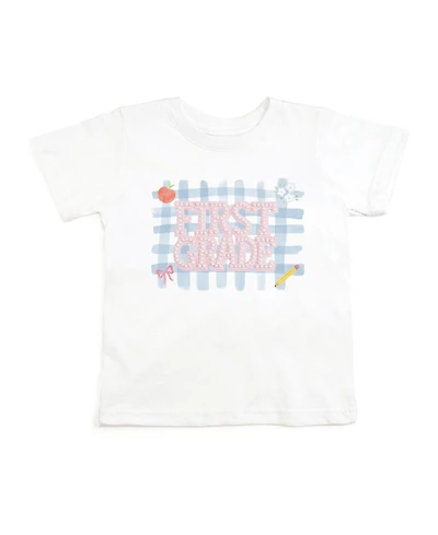 Sweet Wink Little Girls First Grade Pearl Patch Short Sleeve T-Shirt