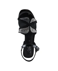 Azura Decorous Women's Ankle Strap with Suede Upper