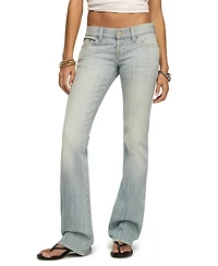 Lucky Brand Women's Ultra Low-Rise Lil Maggie Flare Jeans