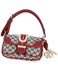 True Religion Multi-Strap Denim Shoulder Bag