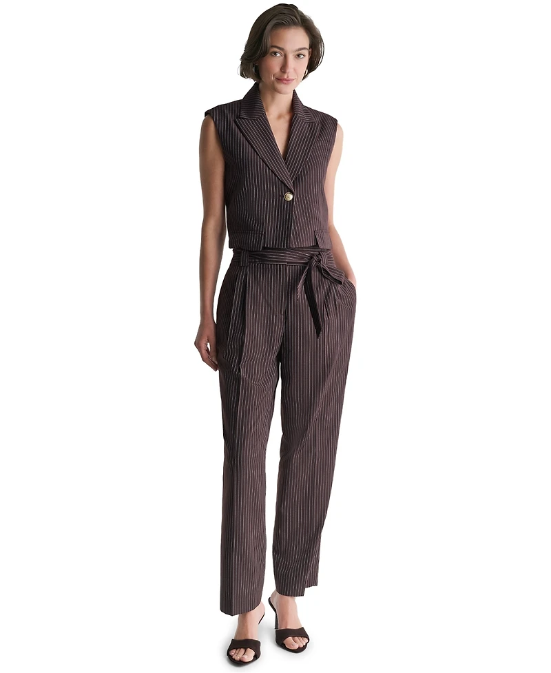 Bcbg Women's High-Rise Wide-Leg Full-Length Pants