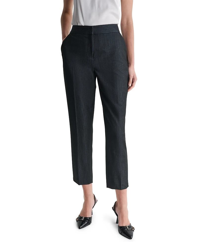 Bcbg Women's High-Rise Wide-Leg Full-Length Pants