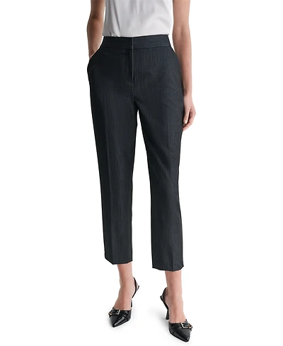 Bcbg Women's High-Rise Wide-Leg Full-Length Pants