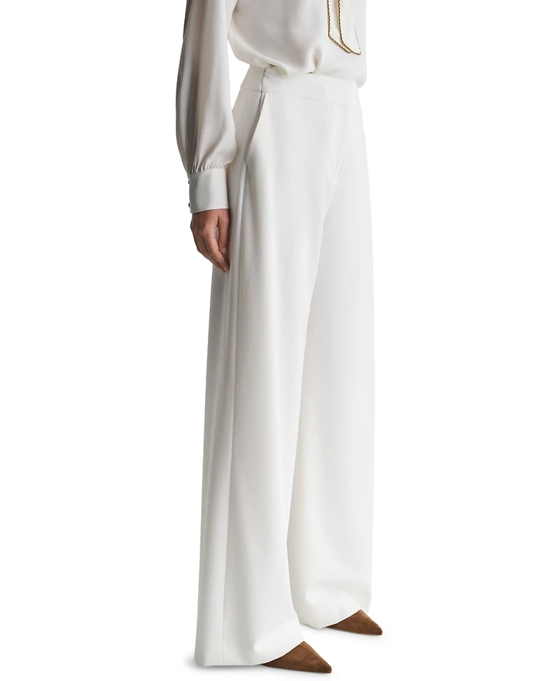 Bcbg Women's High-Rise Wide-Leg Full-Length Pants