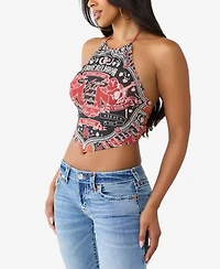 True Religion Women's Buddha Scarf Top