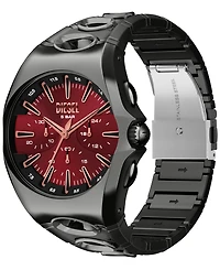 Diesel Men's D-Curve Quartz Chronograph Gunmetal Stainless Steel 48mm