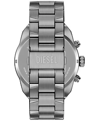 Diesel Men's Spiked Quartz Chronograph Gunmetal Stainless Steel Watch 49mm