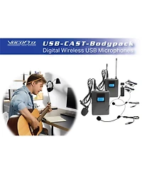VocoPro Usb-Cast Dual Wireless Microphone System for Pc/Mac