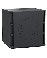 Turbosound Milan M15B 2200W Powered 15" Subwoofer, 134dB Sound Pressure Level, 40Hz-90Hz Boost Frequency