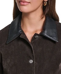 Levi's Women's Laydown Collar Cropped Chore Jacket