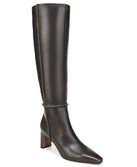 Sam Edelman Womens Sylvia Moto Zip Tall Boots Regular Wide Calf
