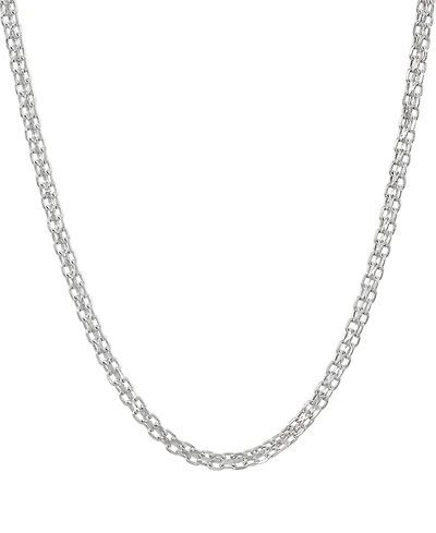 Macy's Bismark Chain 18" Necklace in 14k White Gold