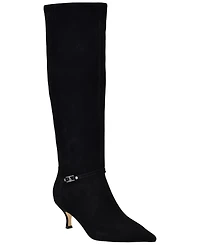 Calvin Klein Women's Serray Tall Suede Pointed Toe Boots