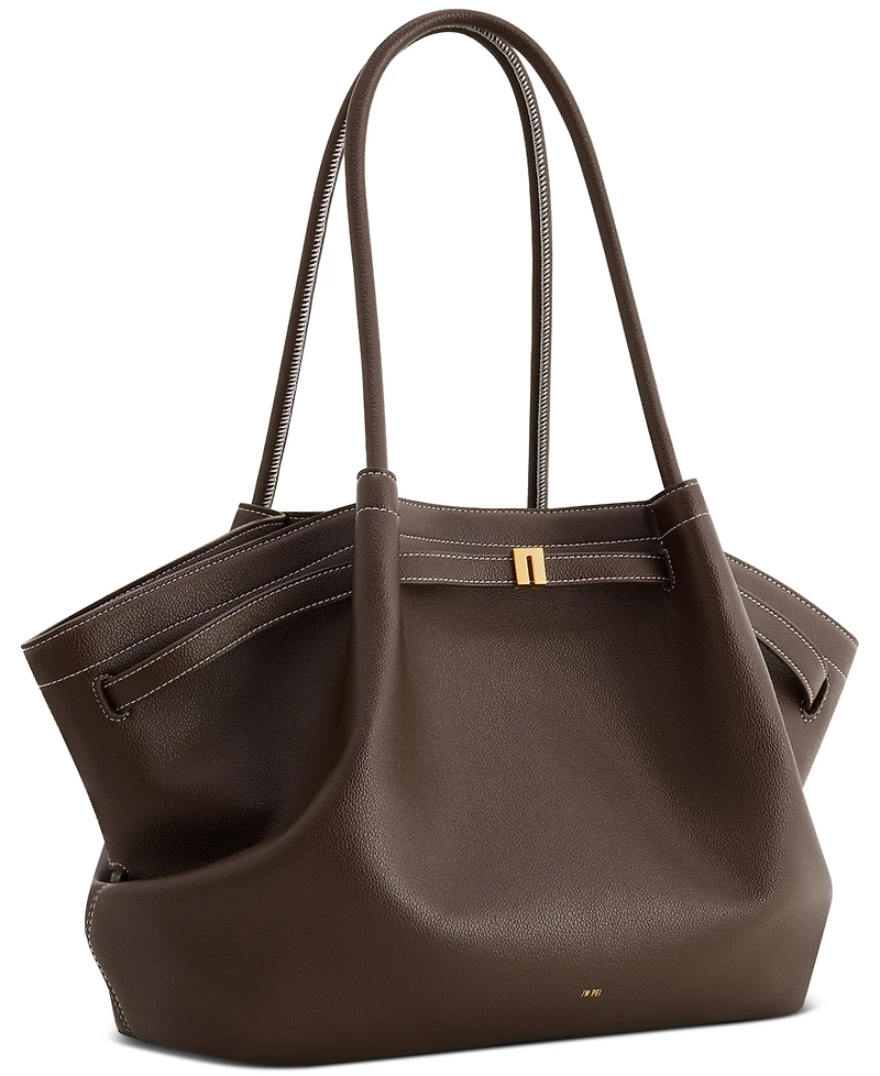Jw Pei Hana Litchi Pattern Extra-Large Tote Handbag